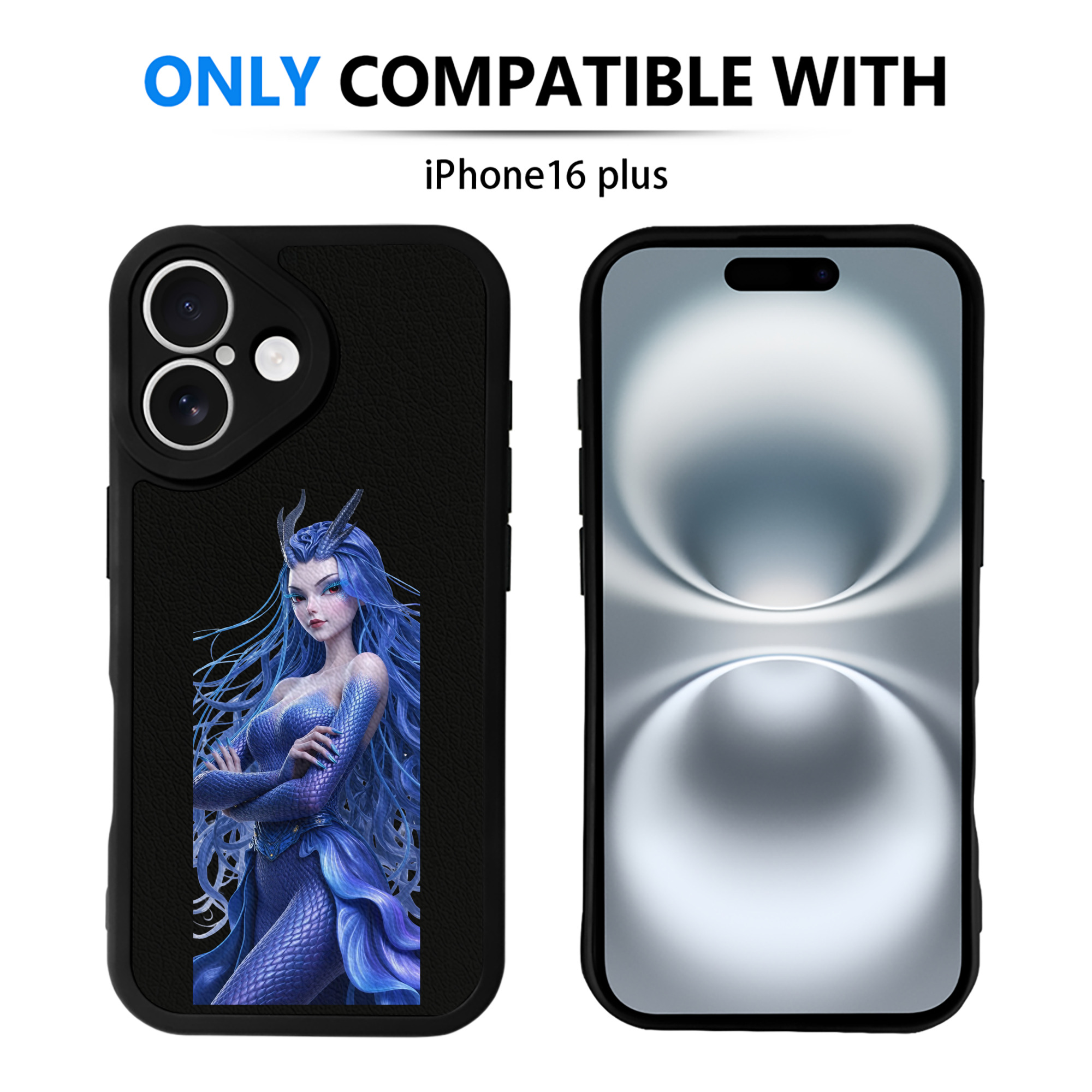 （画像用） Ne Zha 2 ナタ 魔童の大暴れ 【iPhone 16シリーズ対応】シリコンスマホケース（レザー調） 材質：シリコン